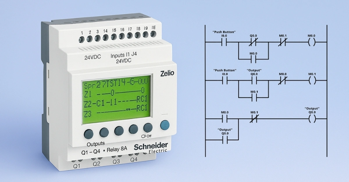 Schneider Zelio Akıllı Röle ile PLC Programlama Eğitimi | Sertifikalı